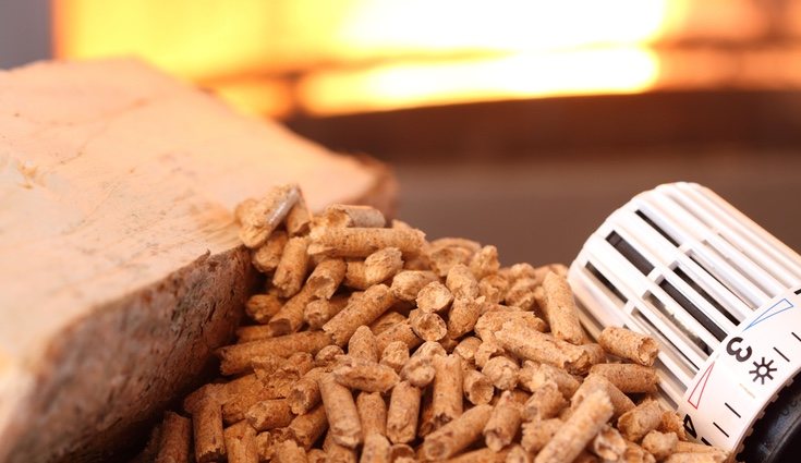 El pellet está formado por serrín y virutas prensadas