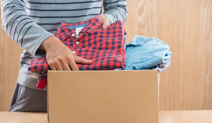 Una vez al año se puede sacar toda la ropa y seleccionar en cajas para donar