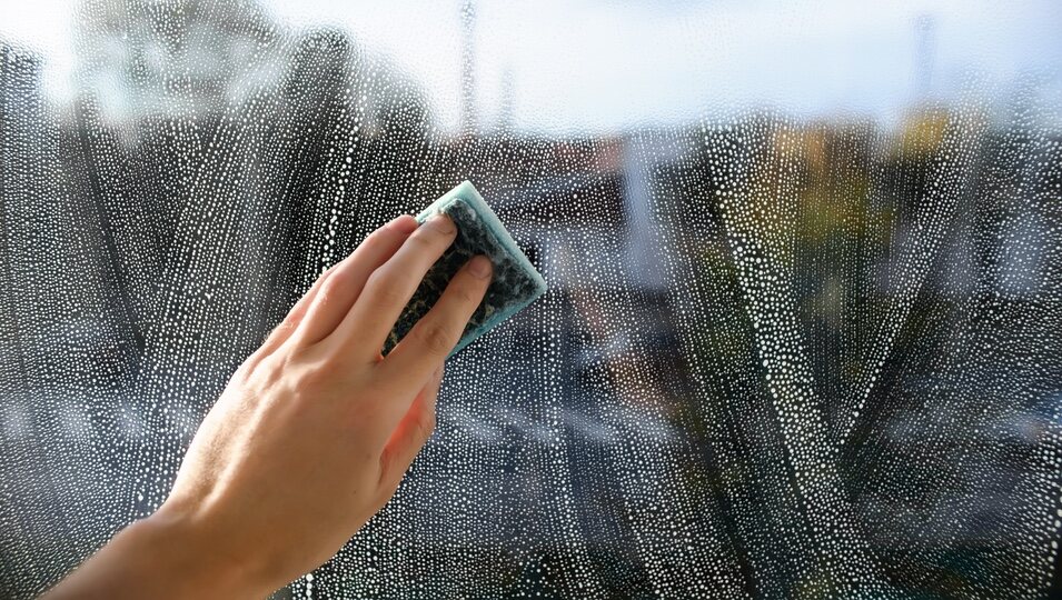 Jabón de Marsella para limpiar los cristales