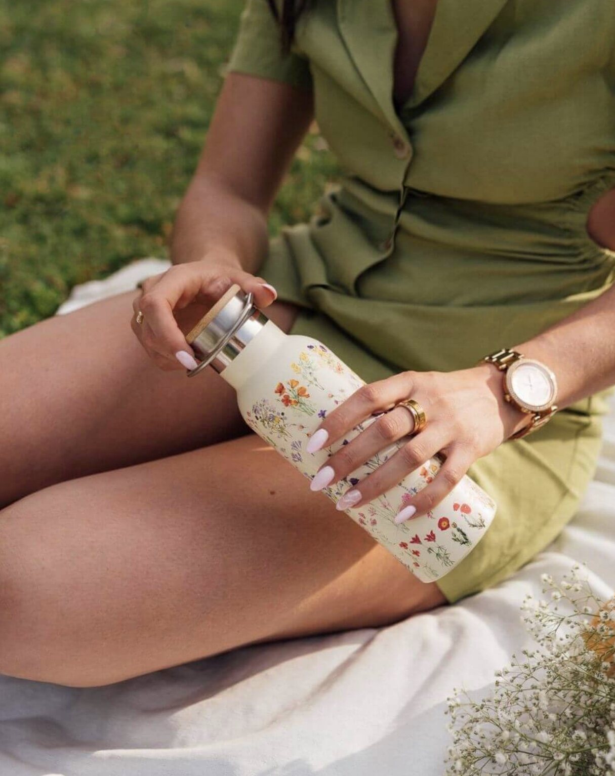 Una de las botellas que tiene la marca