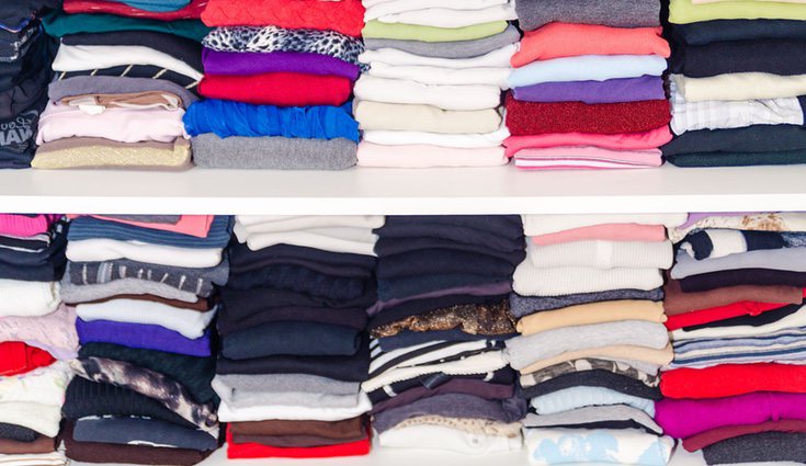 Las prendas que están abajo tienden a olvidarse