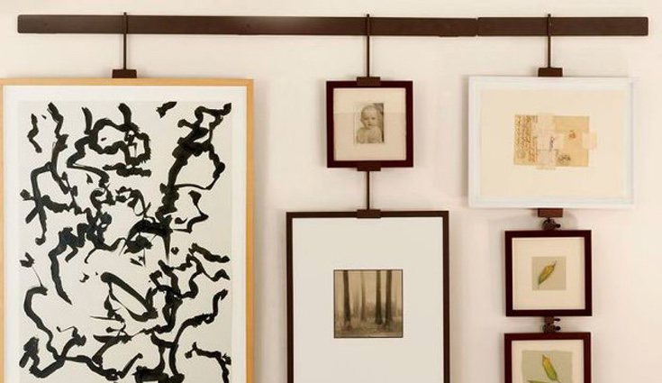 Los rieles se utilizan en muchos museos