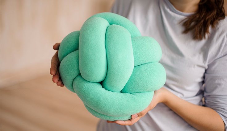 Tu cojín debería ser más o menos parecido a este