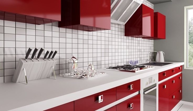 Algo muy importante es saber distribuir bien el rojo por la cocina