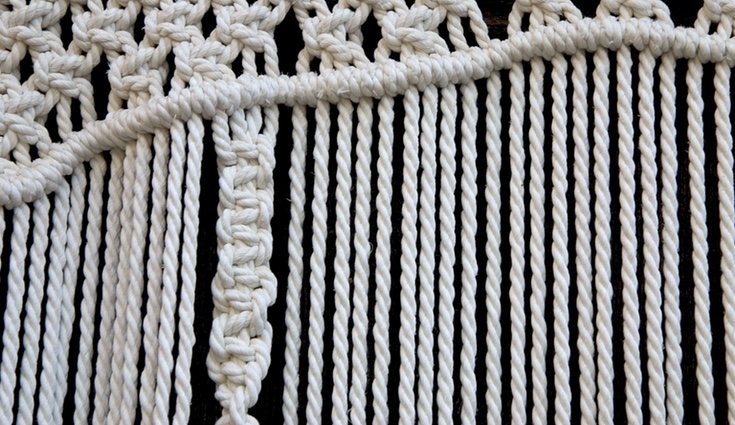 El macramé está muy presente en decoración