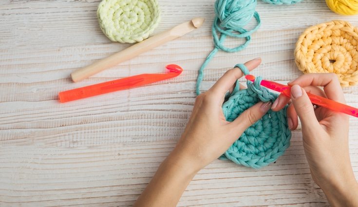 Con el croché se pueden hacer bonitos posavasos