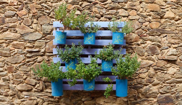 El palet es muy versátil porque se puede pintar de muchas formas distintas