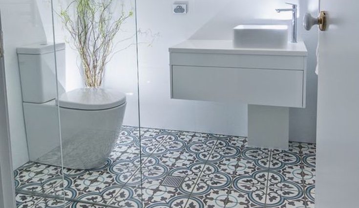 La baldosa hidráulica se puede utilizar para decorar distintas partes de nuestro hogar