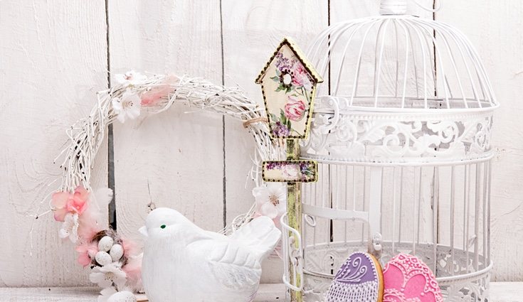 En el estilo Shabby Chic predominan los colores pastel en sus tonos más claros