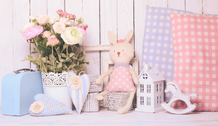 Los estampados de todo tipo también están presentes en el estilo Shabby Chic