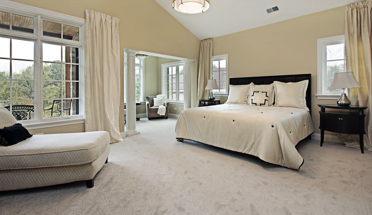 La moqueta es muy cálida y suave y es ideal para las habitaciones