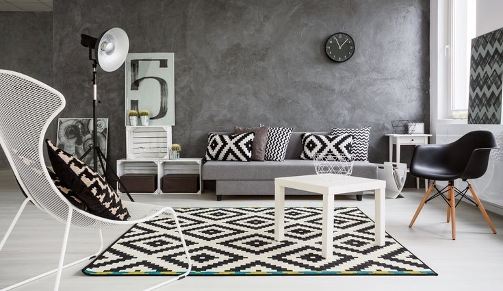 Combinar el blanco con el negro es una gran opción para crear contraste