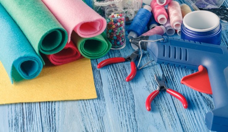 El fieltro es un material versátil y muy manejable