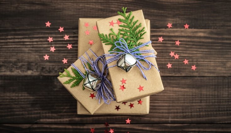 Utiliza un cascabel para que tu regalo tenga sonido