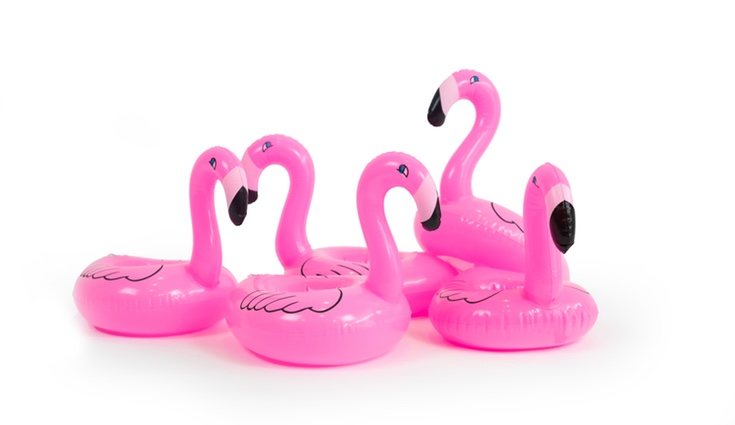 Este verano, el flotador de moda fue el de flamenco