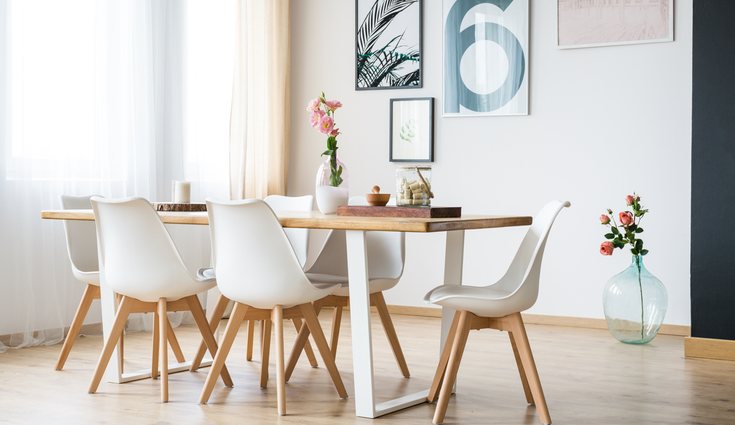 Una mesa amplia para cuando vengan visitas