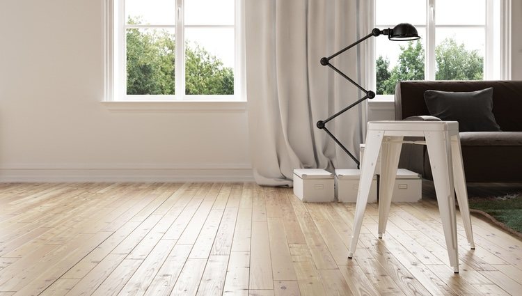 La tarima aporta un toque muy hogareño