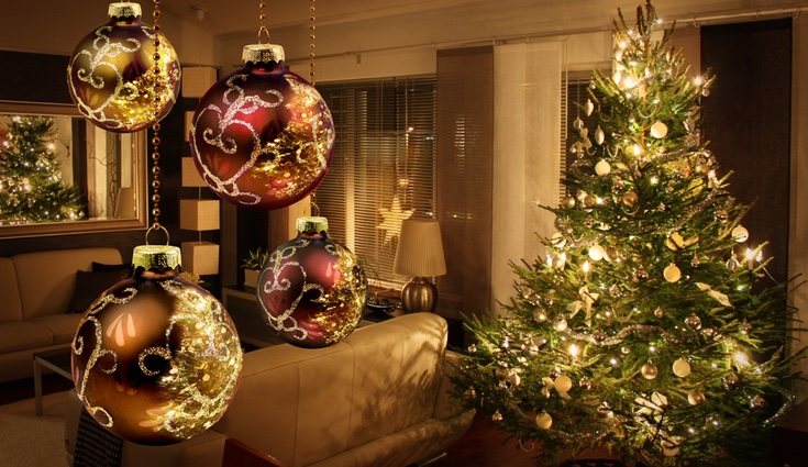 La decoración dorada es uno de los clásicos durante esta época