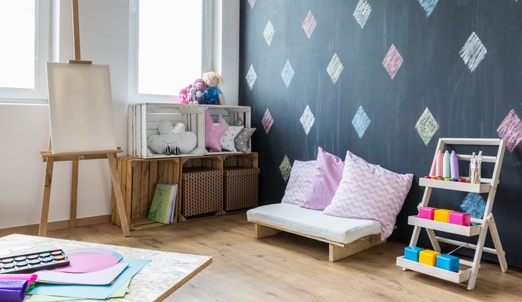 El color y la zona de juegos ayuda a desarrollar la faceta creativa