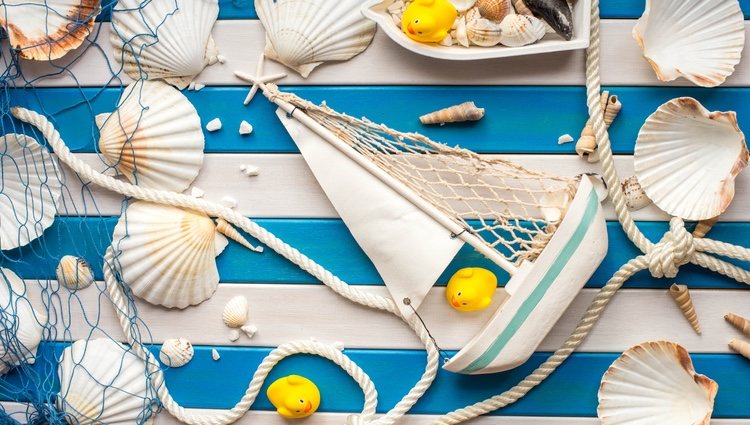 Si no es posible hacer la decoración, puedes incorporar detalles como conchas