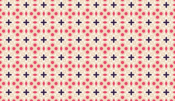 Los estampados solían ser llamativos y de diferentes formas