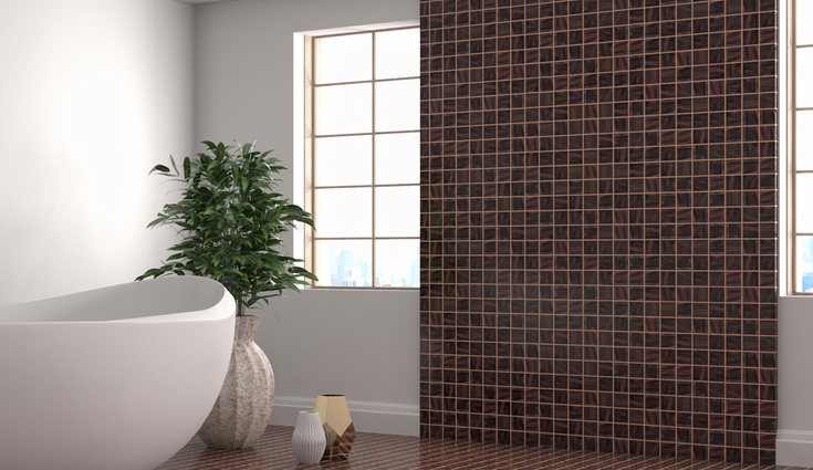 Una única pared con azulejos