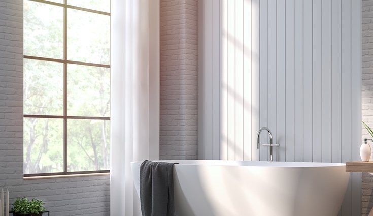 Baño luminoso