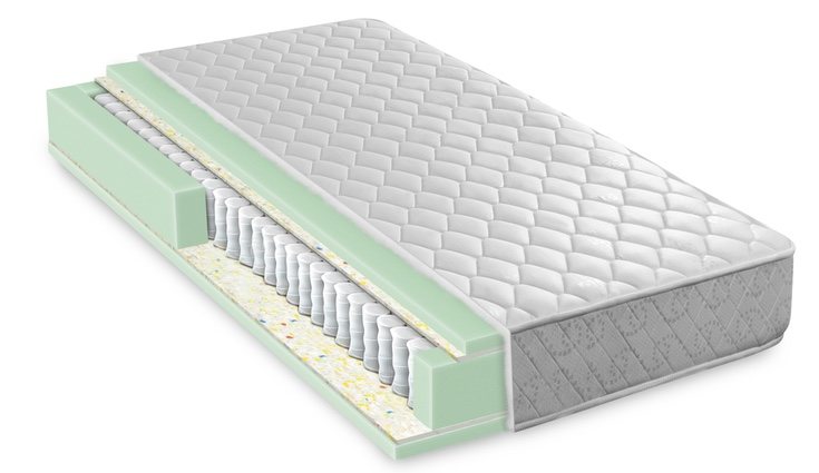 Colchón híbrido de espuma y látex
