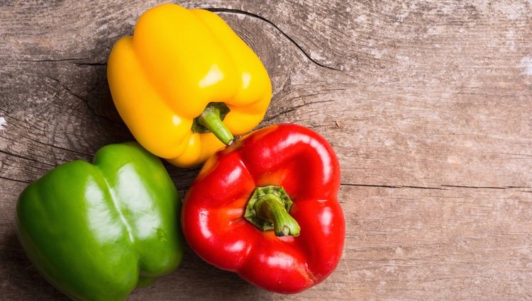 Diferentes variedades de pimiento