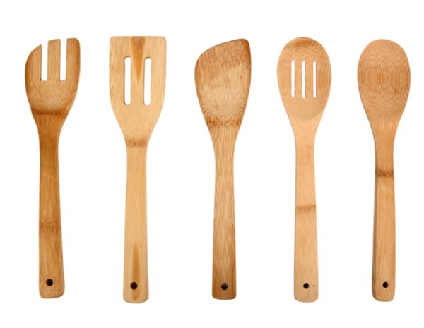 Cubertería y utensilios de madera