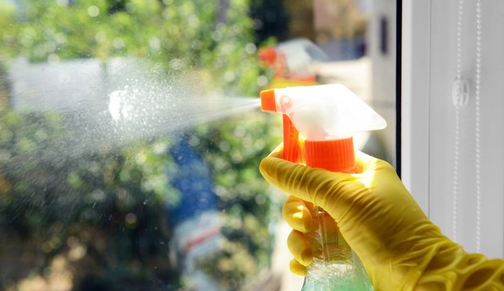 El truco consiste en colocar en un vaporizador tres partes iguales de agua, amoniaco y vinagre