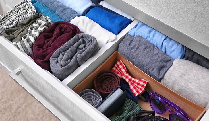 Tendrás que aprender a doblar correctamente la ropa para ganar más espacio