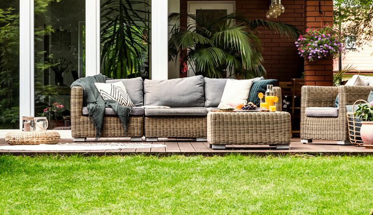 Los muebles de exterior deberán ser siempre específicos para el jardín