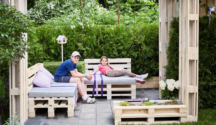 Decorar con palets es una tendencia que cada vez realiza más gente