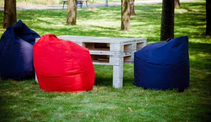 Los palets dará a los muebles del jardín una sensación de chill-out