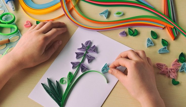 El arte es una vía de escape y el quilling art ayuda a relajarse