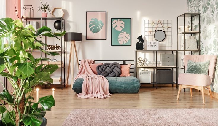 El rosa es uno de los colores imprescindibles en nuestra decoración