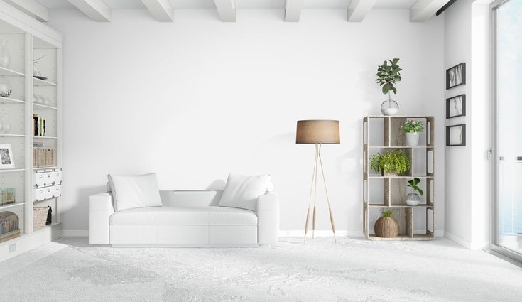 El blanco da equilibro y sensación de amplitud