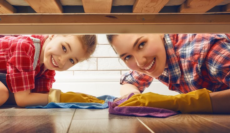 Los viernes se puede descansar pasando así un trapo por encima y una barrida