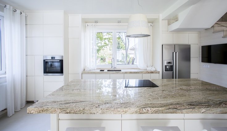 El granito es muy típico en cocinas