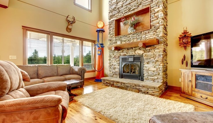 La madera es uno de los materiales más importantes en este tipo de decoración de interiores