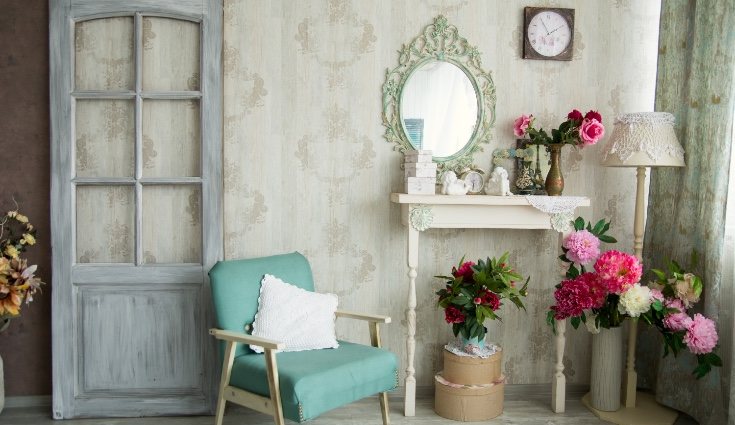 La decoración vintage se puede trasladar a cualquier estancia de la casa
