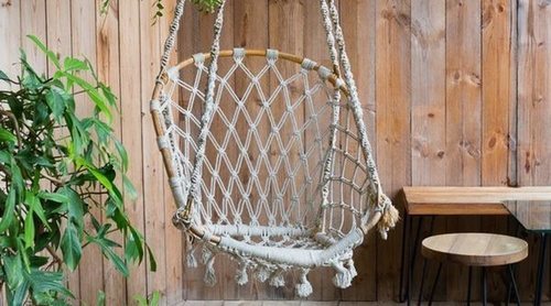 Cómo hacer una silla colgante de macramé